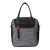 Bolso Nice Rayado finito negro